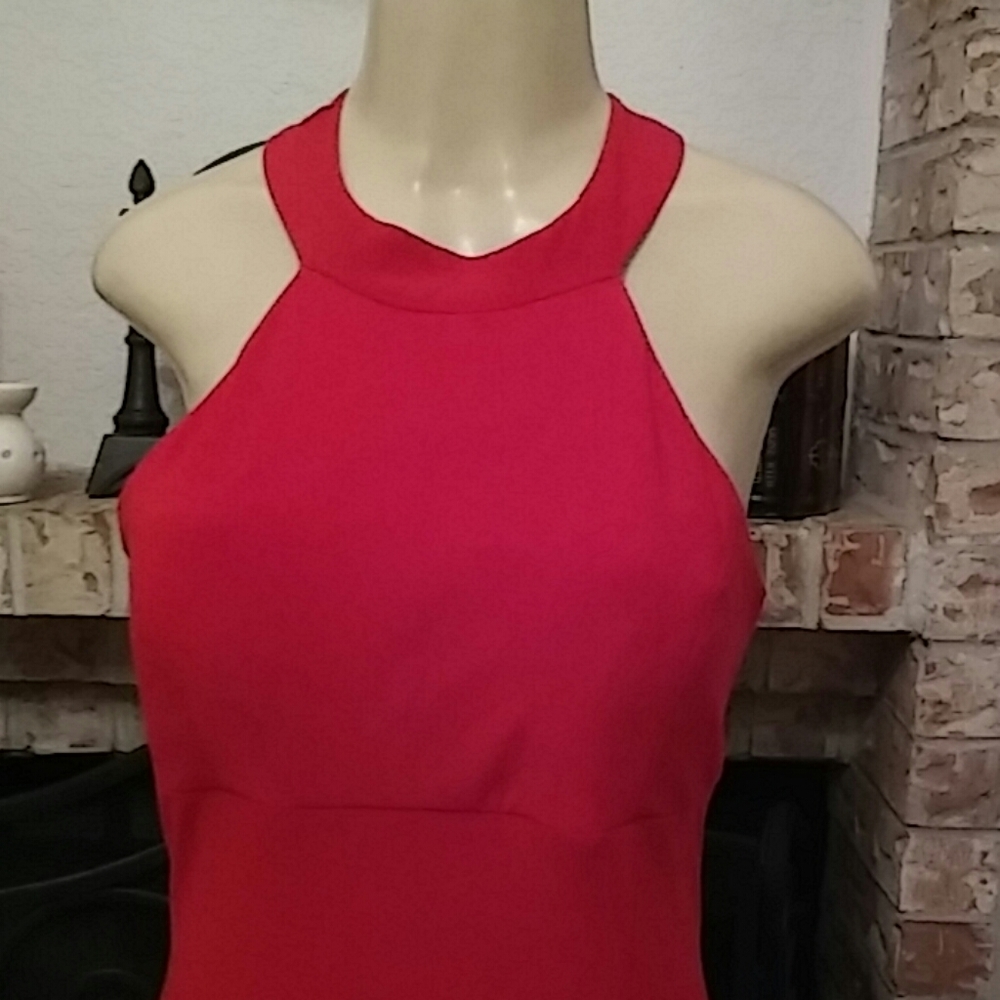 Jump Apparel Halter Top Prom Dress - Picture 4 of 8